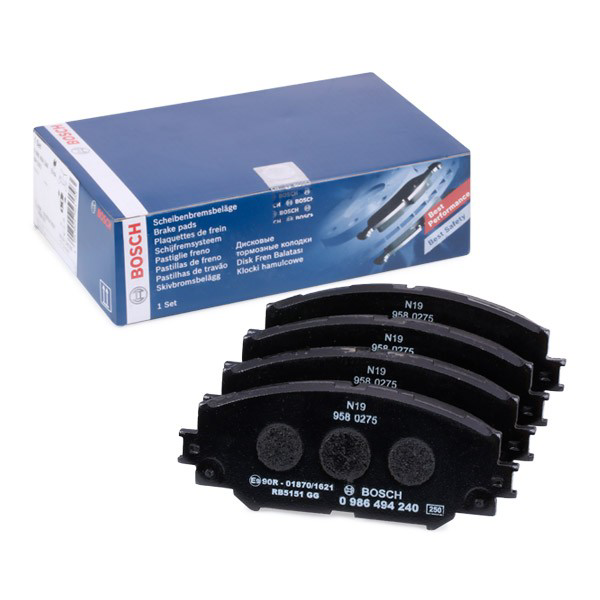 Comprar 0986494240 Bosch Pastillas delanteras de freno