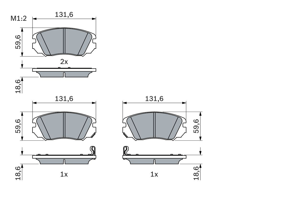 Comprar 0986494279 Bosch Pastillas delanteras de freno
