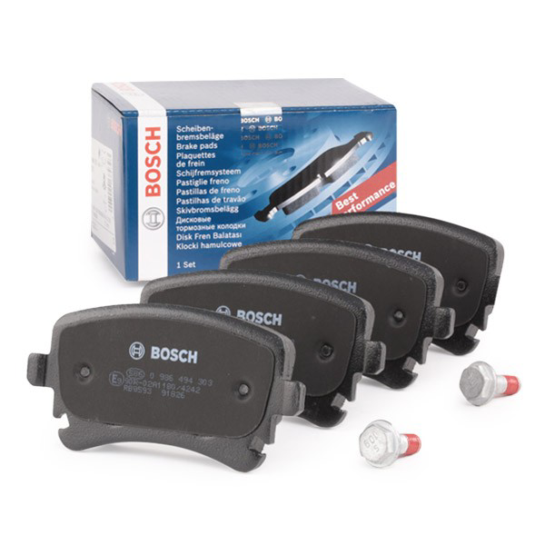 0986494303 Bosch Pastillas freno traseras