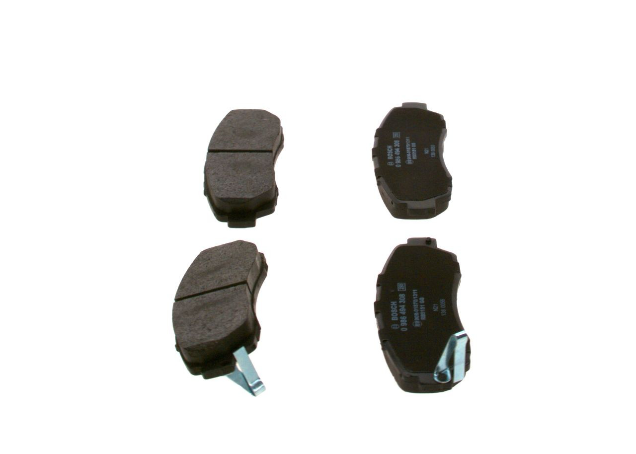 0986494308 Bosch Pastillas delanteras