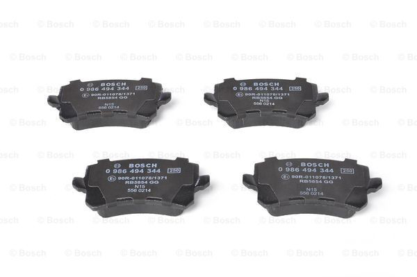 Pastillas traseras de freno Bosch 0986494344 precio, desde 25,74 EUR