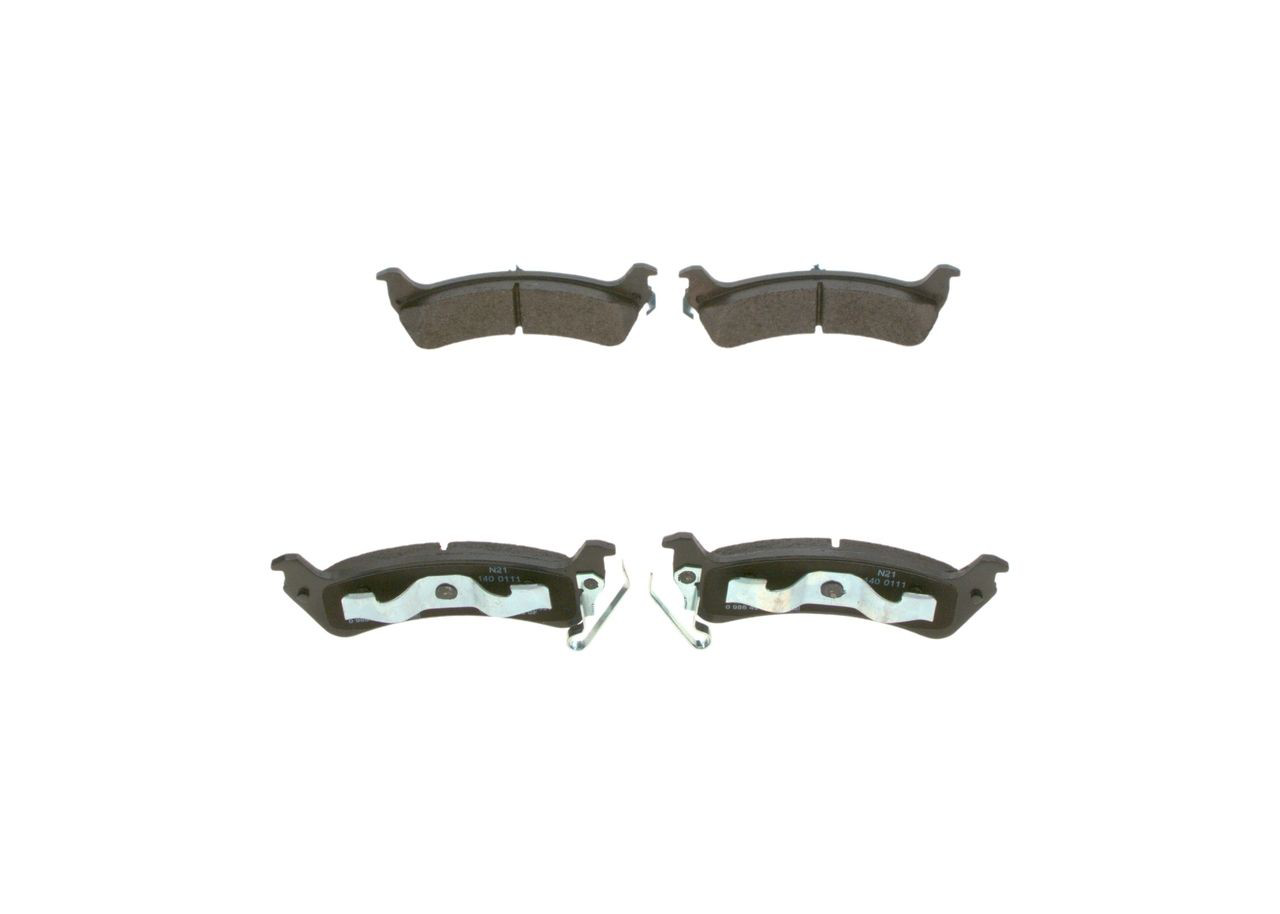0986494348 Bosch Pastillas freno traseras