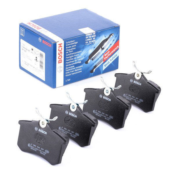 0986494387 Bosch Pastillas freno traseras