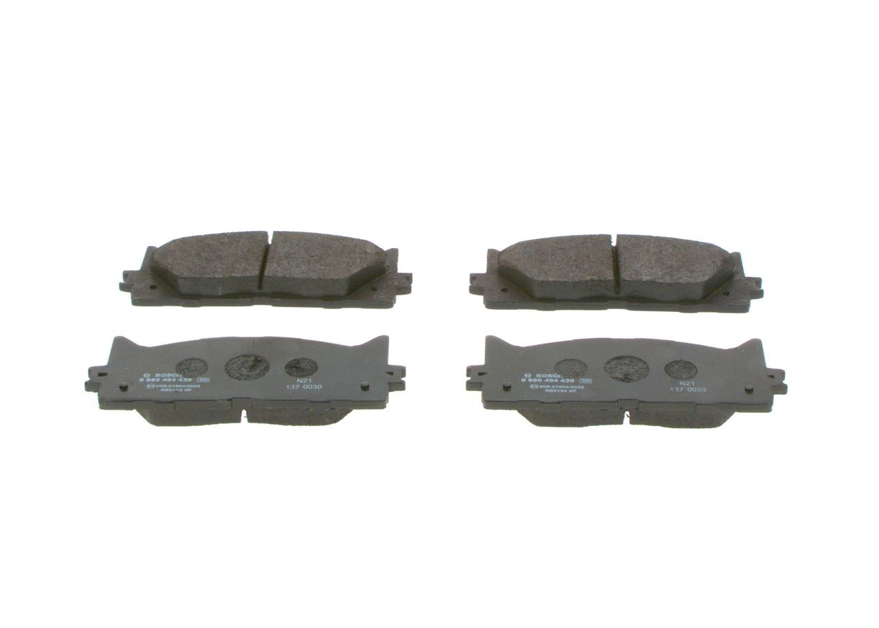 0986494430 Bosch Pastillas delanteras