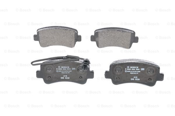 0986494500 Bosch Pastillas freno traseras