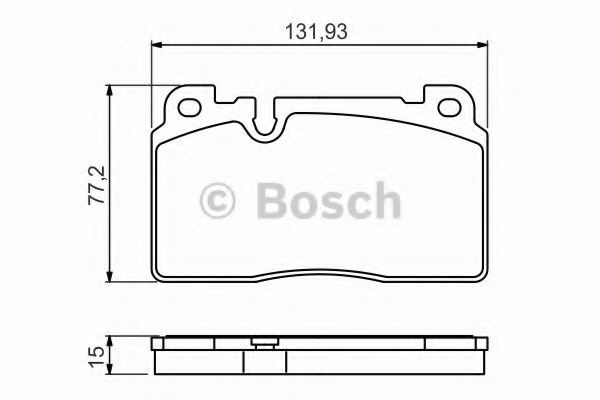 Comprar 0986494702 Bosch Pastillas delanteras de freno