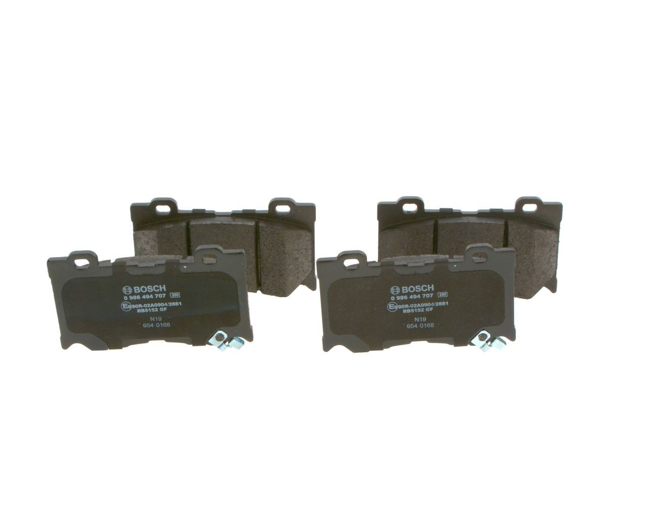 0986494707 Bosch Pastillas delanteras