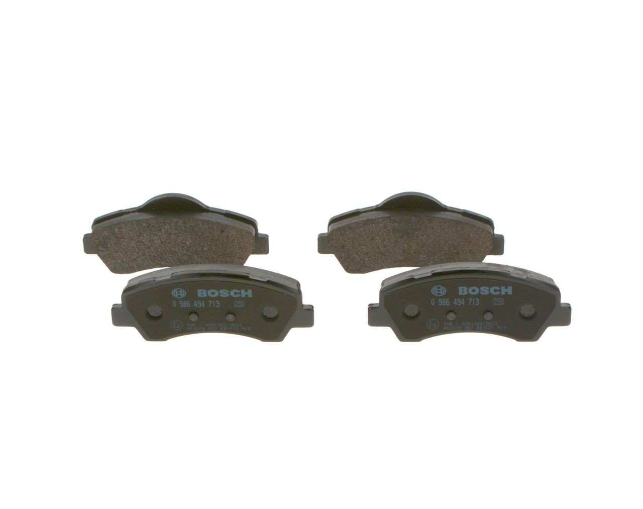 0986494713 Bosch Pastillas delanteras