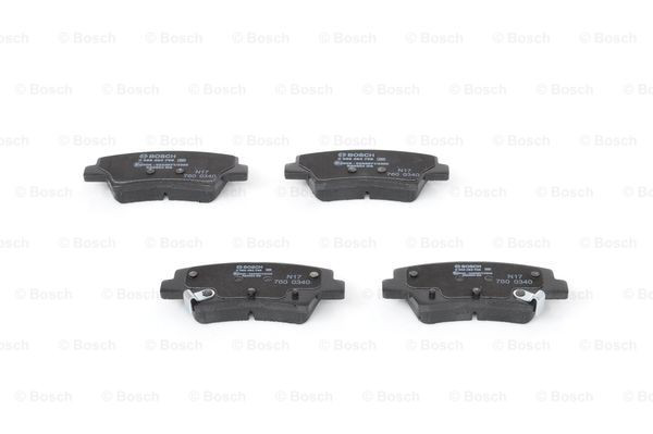 Pastillas de freno traseras 0986494768 Bosch