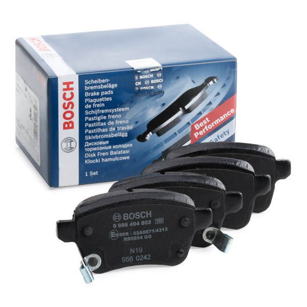 Pastillas de freno traseras 0986494802 Bosch