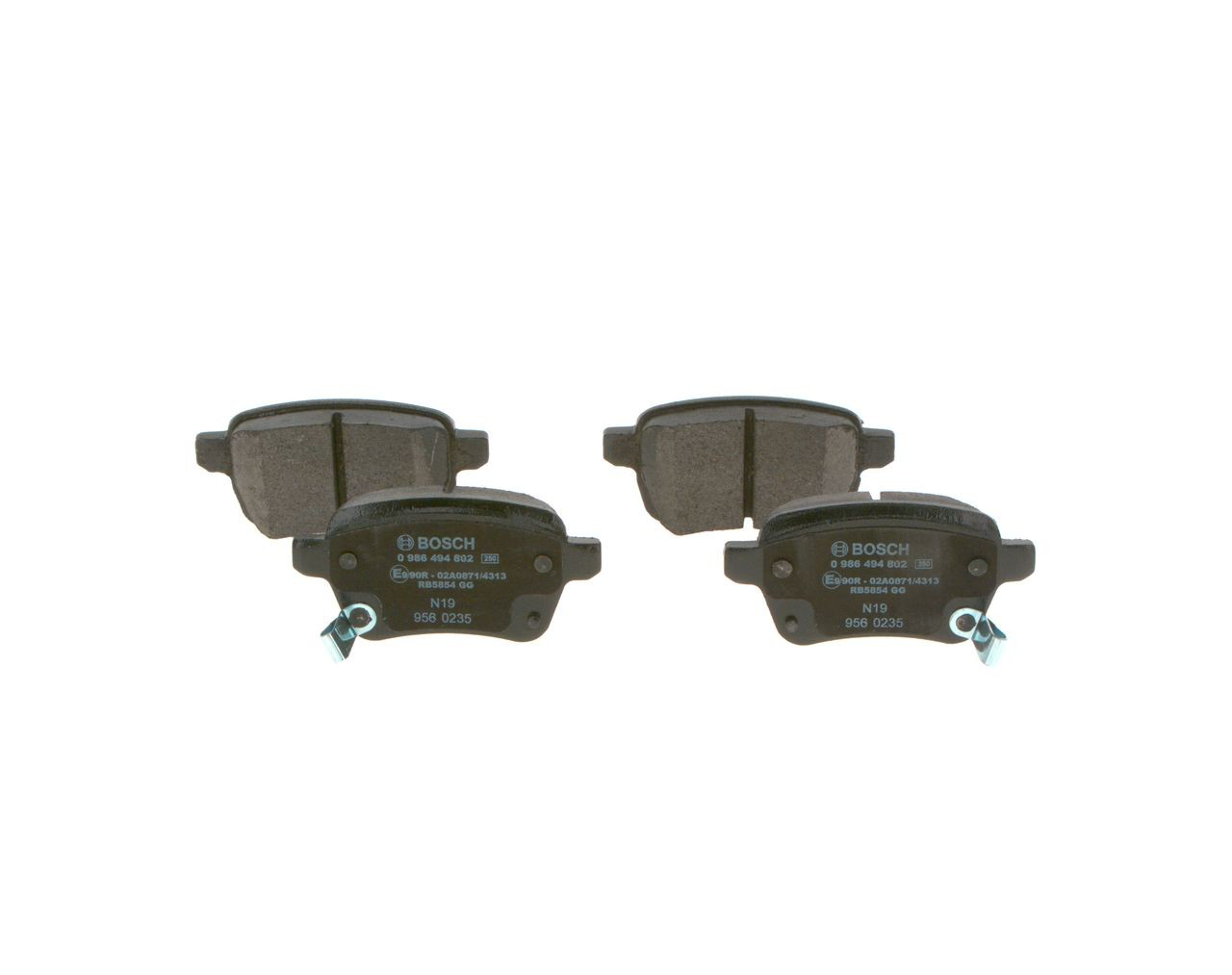 Comprar 0986494802 Bosch Pastillas de freno traseras