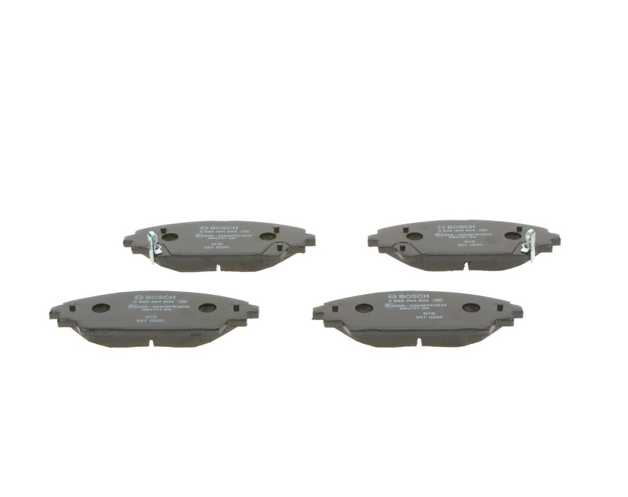 Comprar 0986494804 Bosch Pastillas delanteras de freno