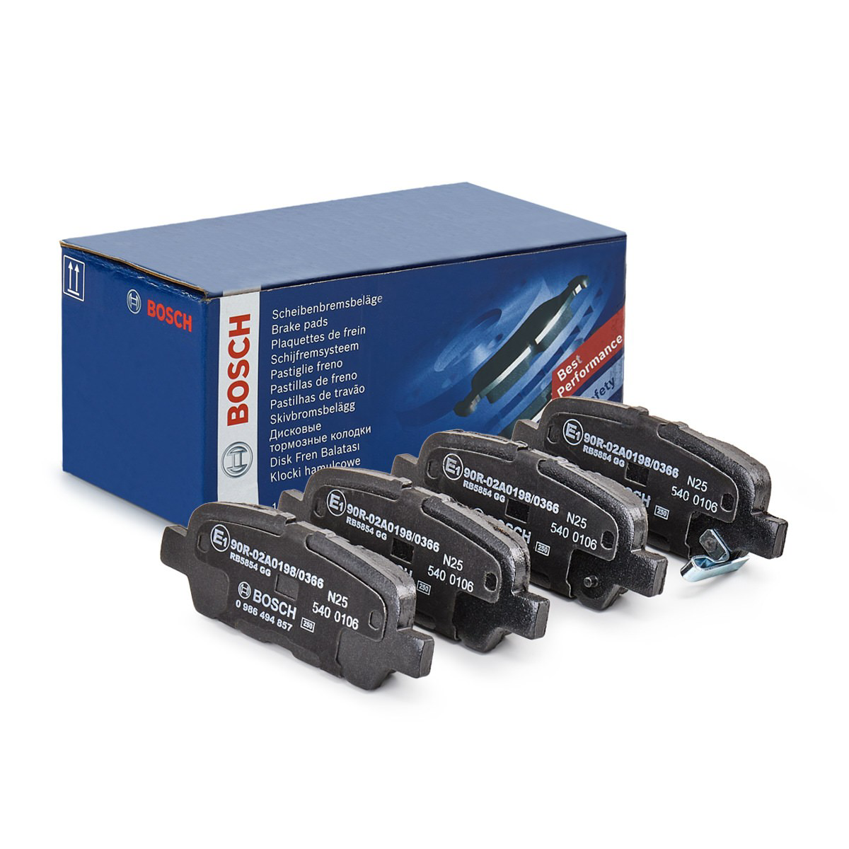 Pastillas traseras de freno Bosch 0986494857 precio, desde 87,31 EUR