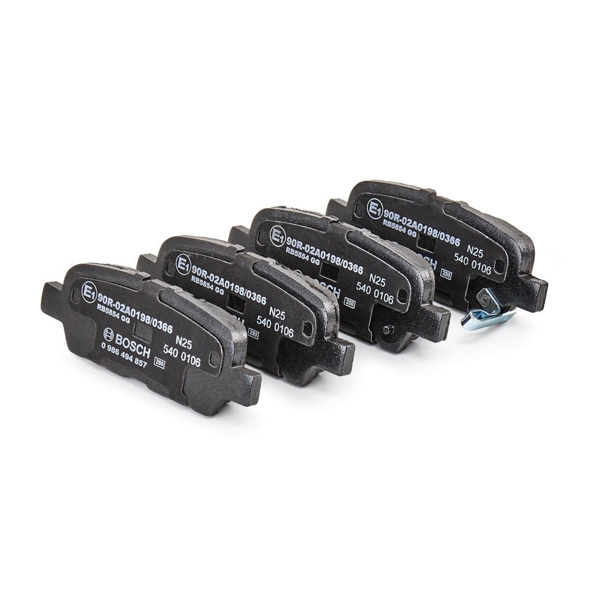 Comprar 0986494857 Bosch Pastillas de freno traseras