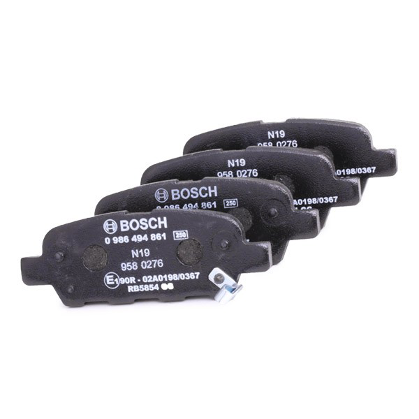 Comprar 0986494861 Bosch Pastillas de freno traseras