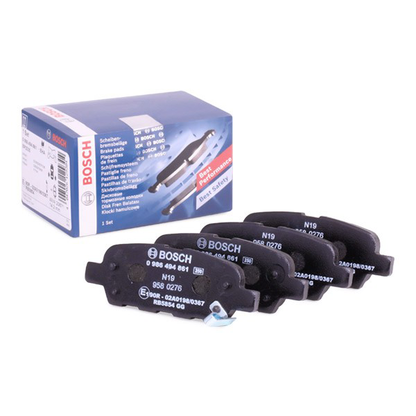 0986494861 Bosch Pastillas freno traseras