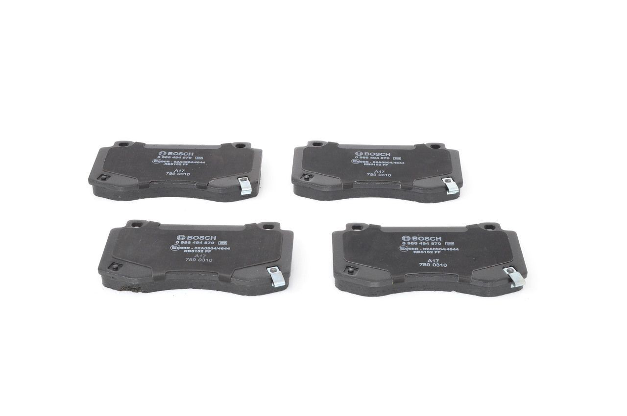 Pastillas de freno 0986494870 Bosch