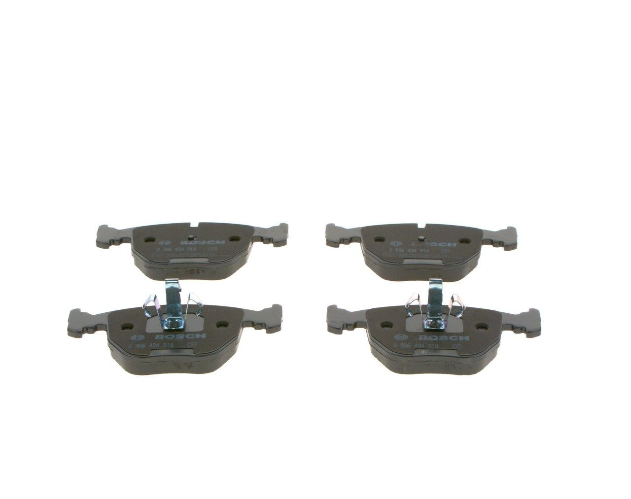Pastillas de freno traseras 0986494918 Bosch