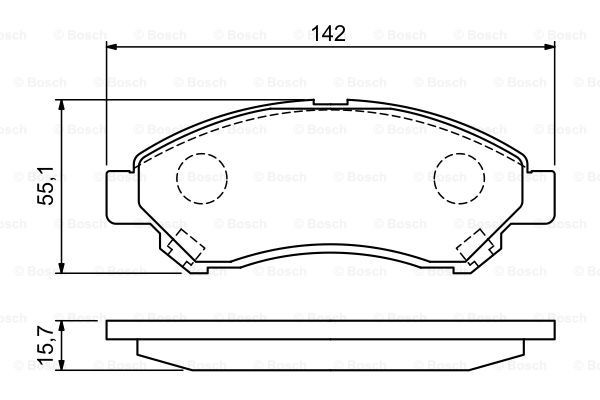 Comprar 0986494936 Bosch Pastillas delanteras de freno