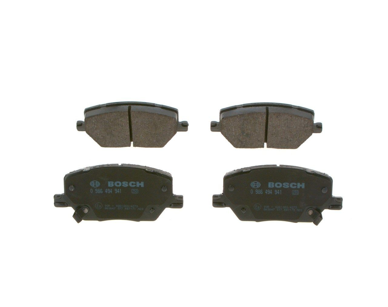 0986494941 Bosch Pastillas delanteras