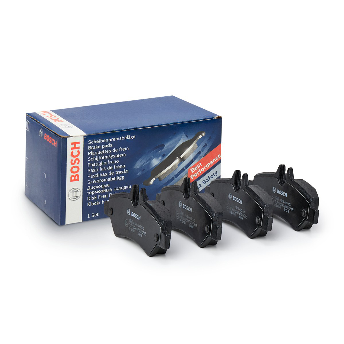 Pastillas de freno traseras 0986495100 Bosch