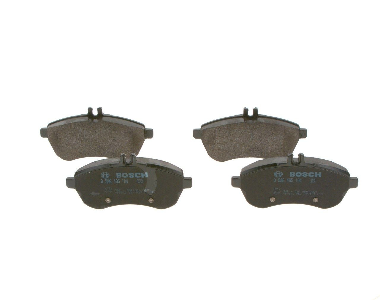 Pastillas de freno 0986495104 Bosch