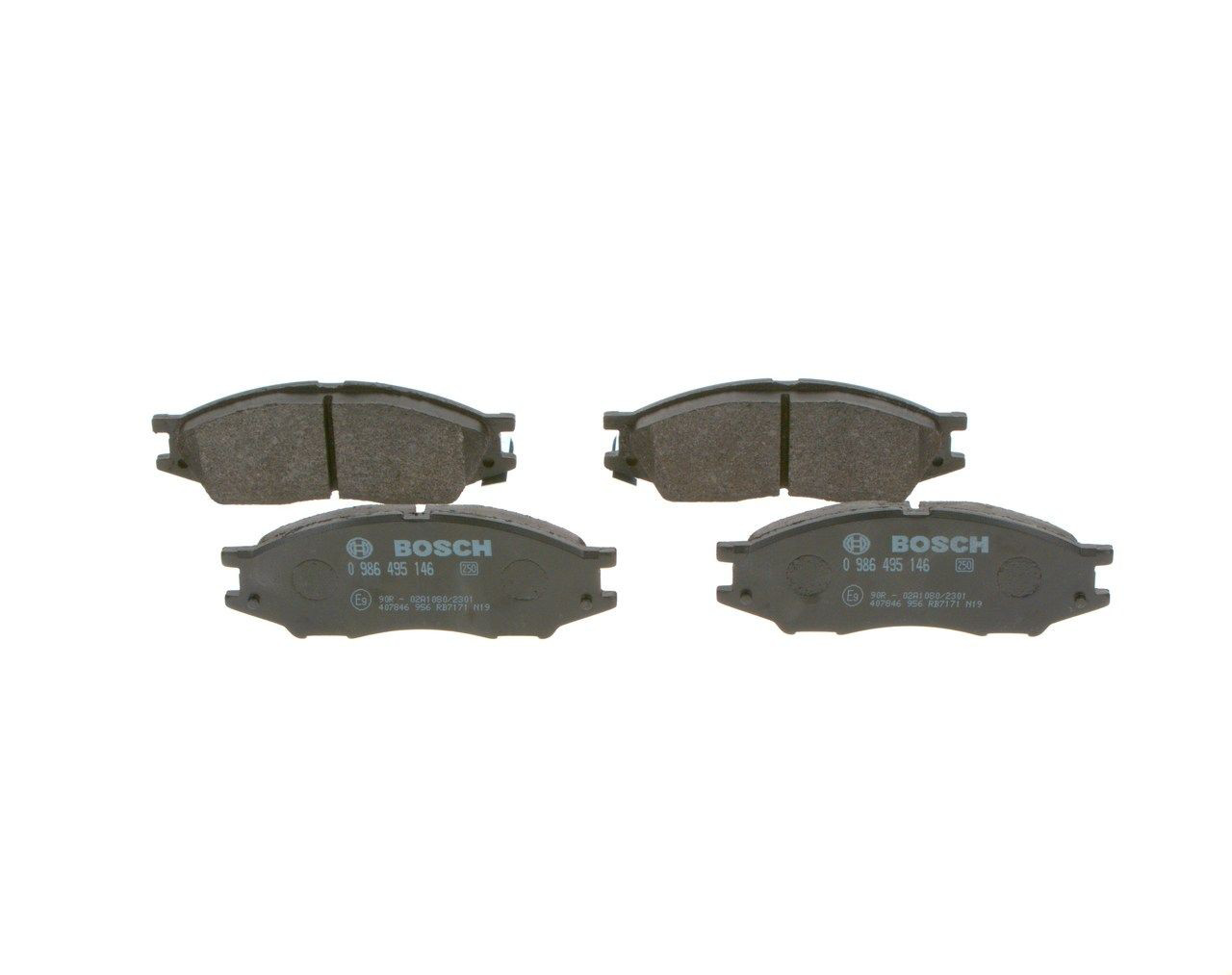 0986495146 Bosch Pastillas delanteras
