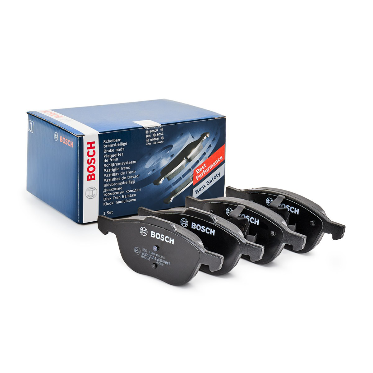 0986495215 Bosch Pastillas delanteras