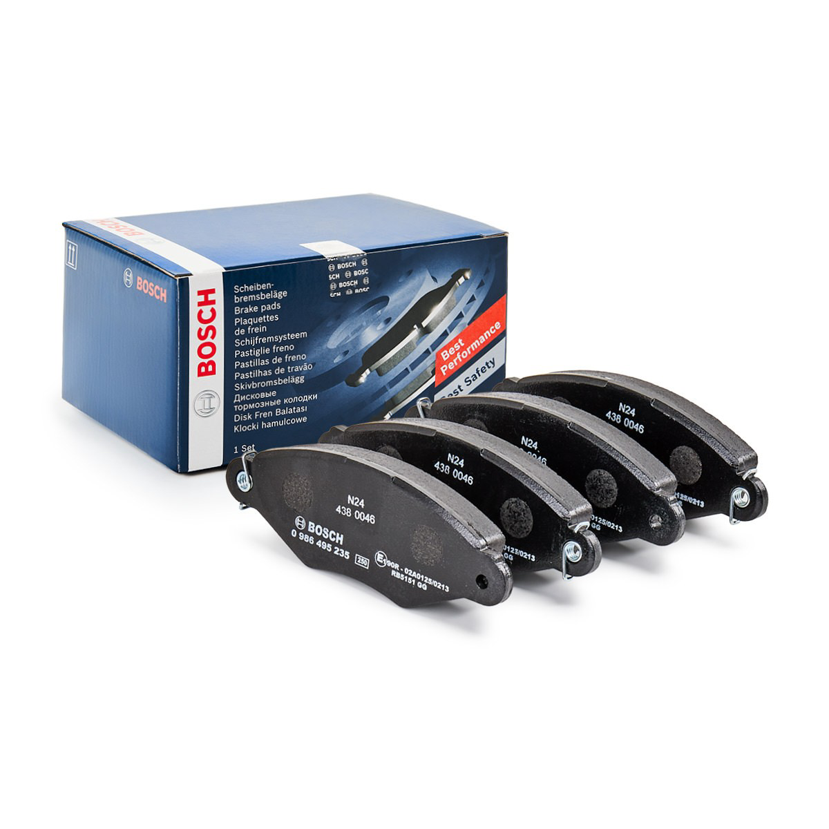 0986495235 Bosch Pastillas delanteras