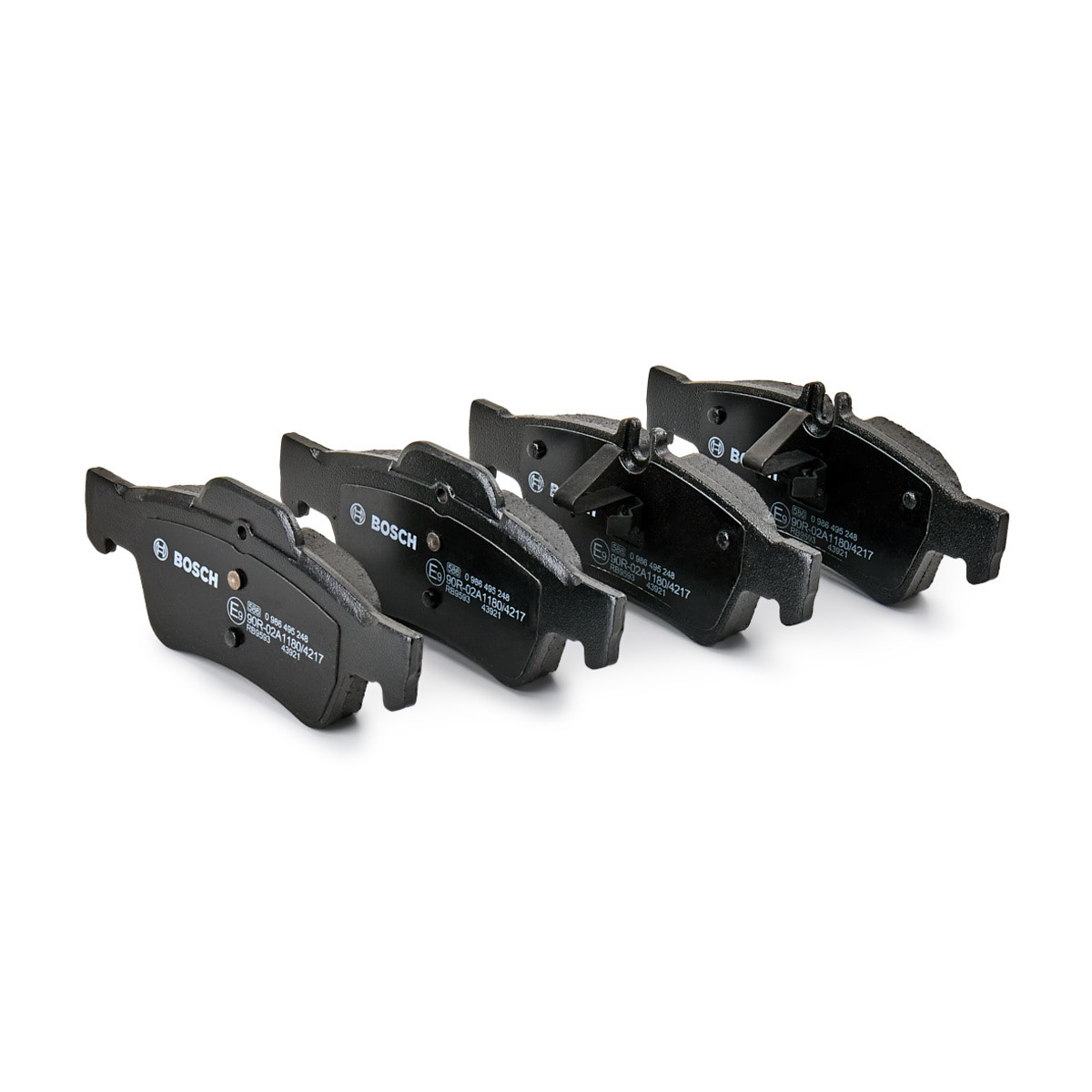 0986495248 Bosch Pastillas freno traseras