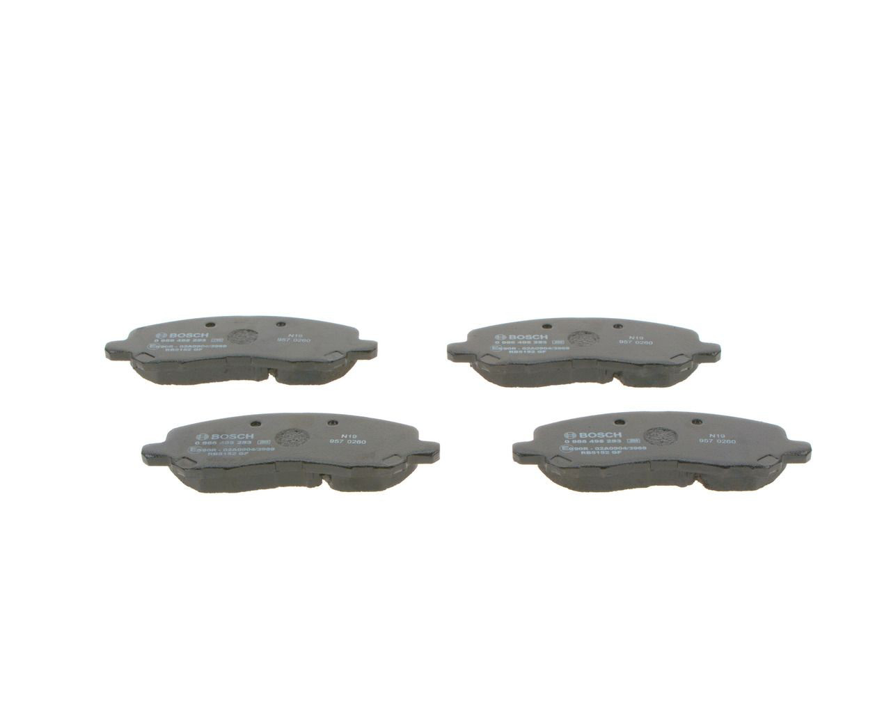 Pastillas freno delanteras Bosch 0986495253 precio, desde 29,01 EUR