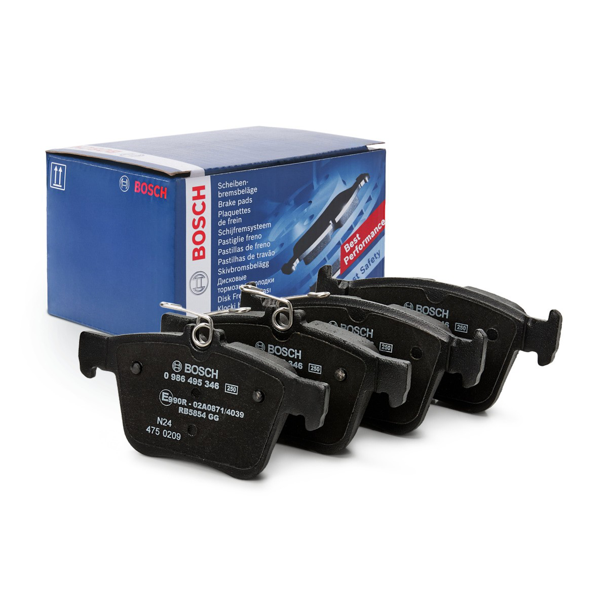 Pastillas traseras Bosch 0986495346