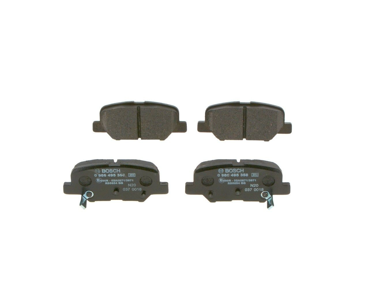 Pastillas traseras de freno Bosch 0986495358 precio, desde 28,59 EUR