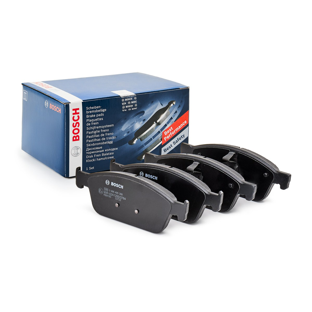 0986495388 Bosch Pastillas delanteras