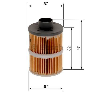 Comprar 1457070001 Bosch Filtro diesel