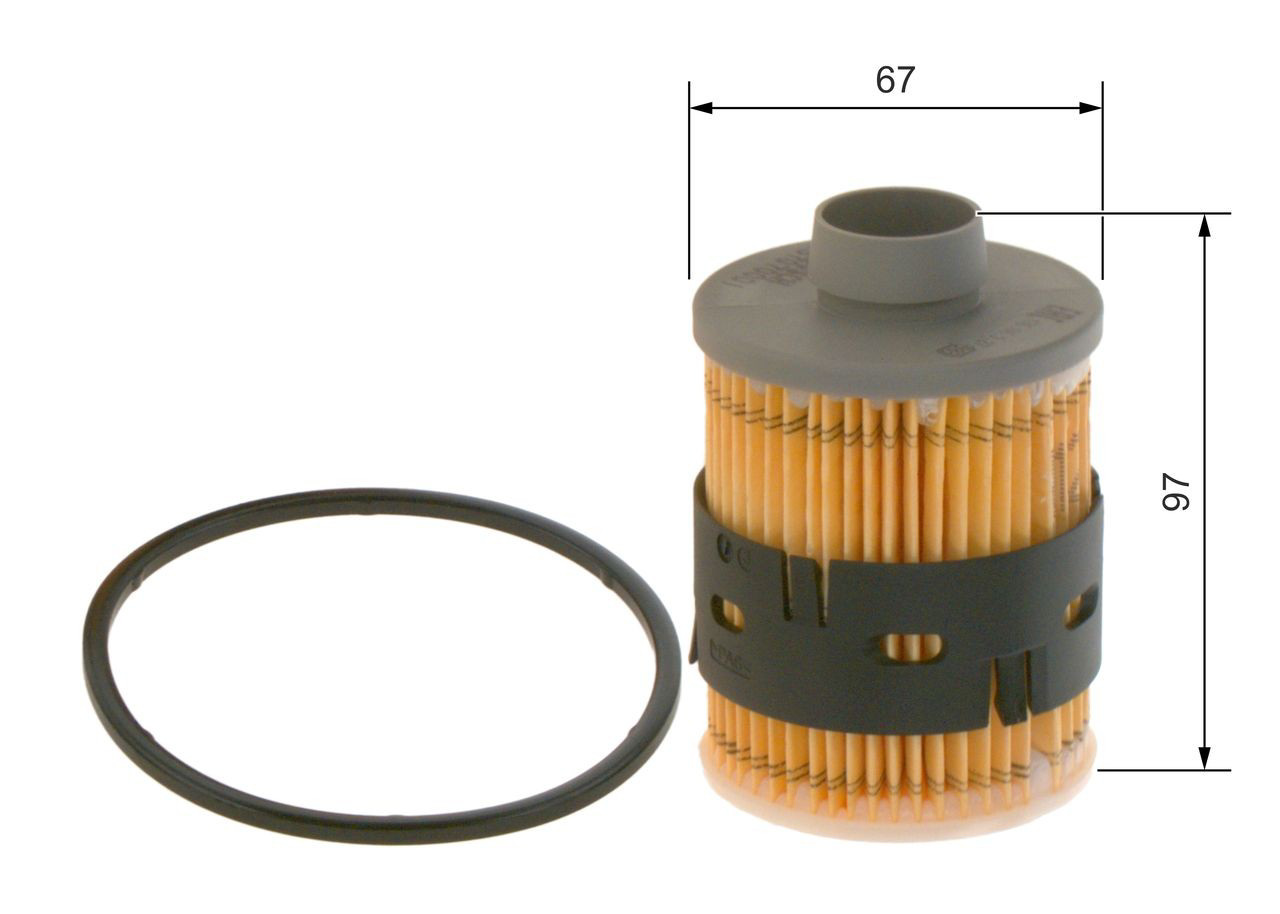 Filtro de gasoil Bosch 1457070001