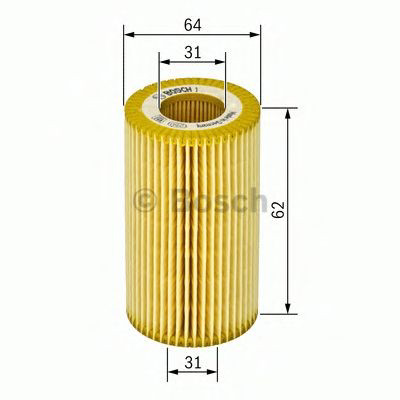 Filtro de aceite 1457429194 Bosch
