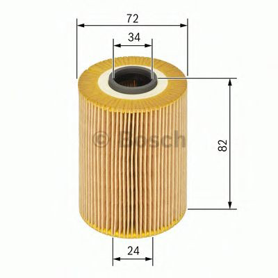 Filtro de aceite 1457429197 Bosch