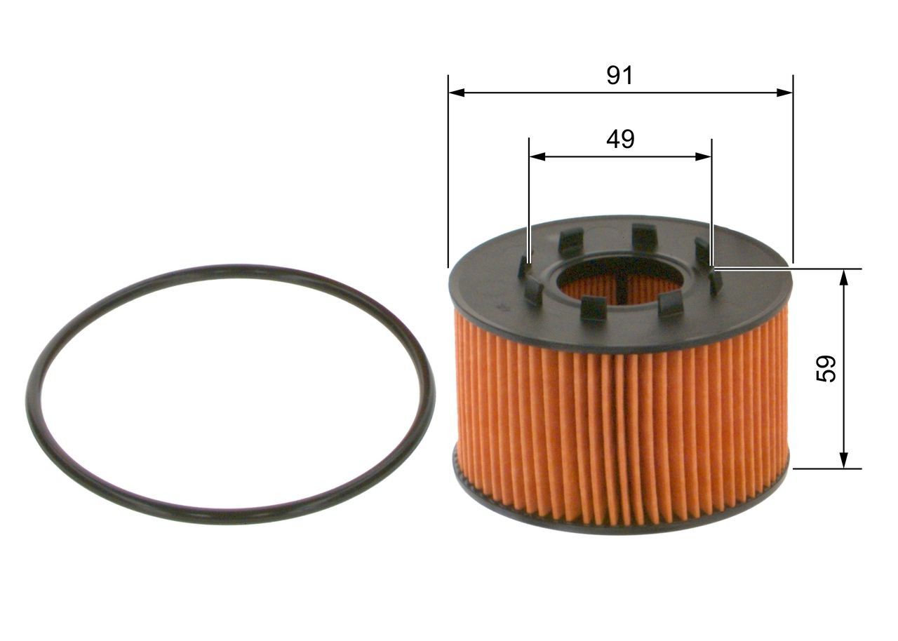 Filtro de aceite motor Bosch 1457429239