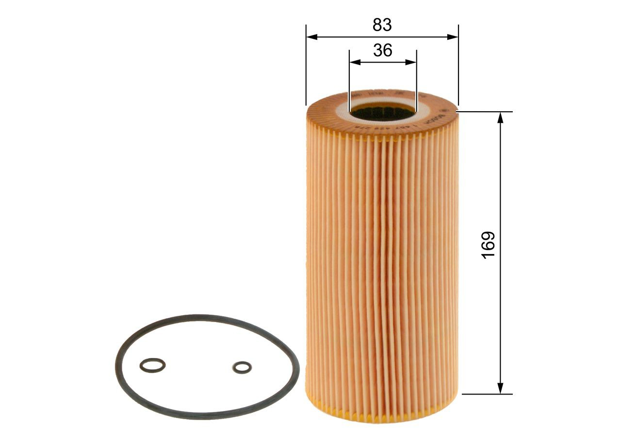Filtro de aceite Bosch 1457429278 precio, desde 6,58 EUR