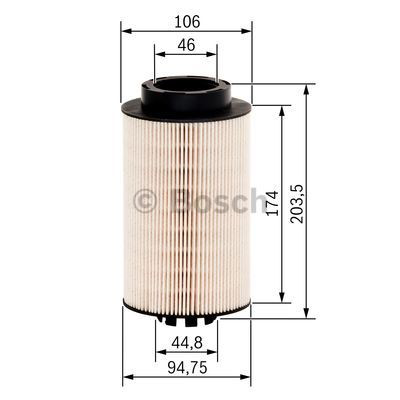 Filtro combustible Bosch 1457429655 precio, desde 16,50 EUR