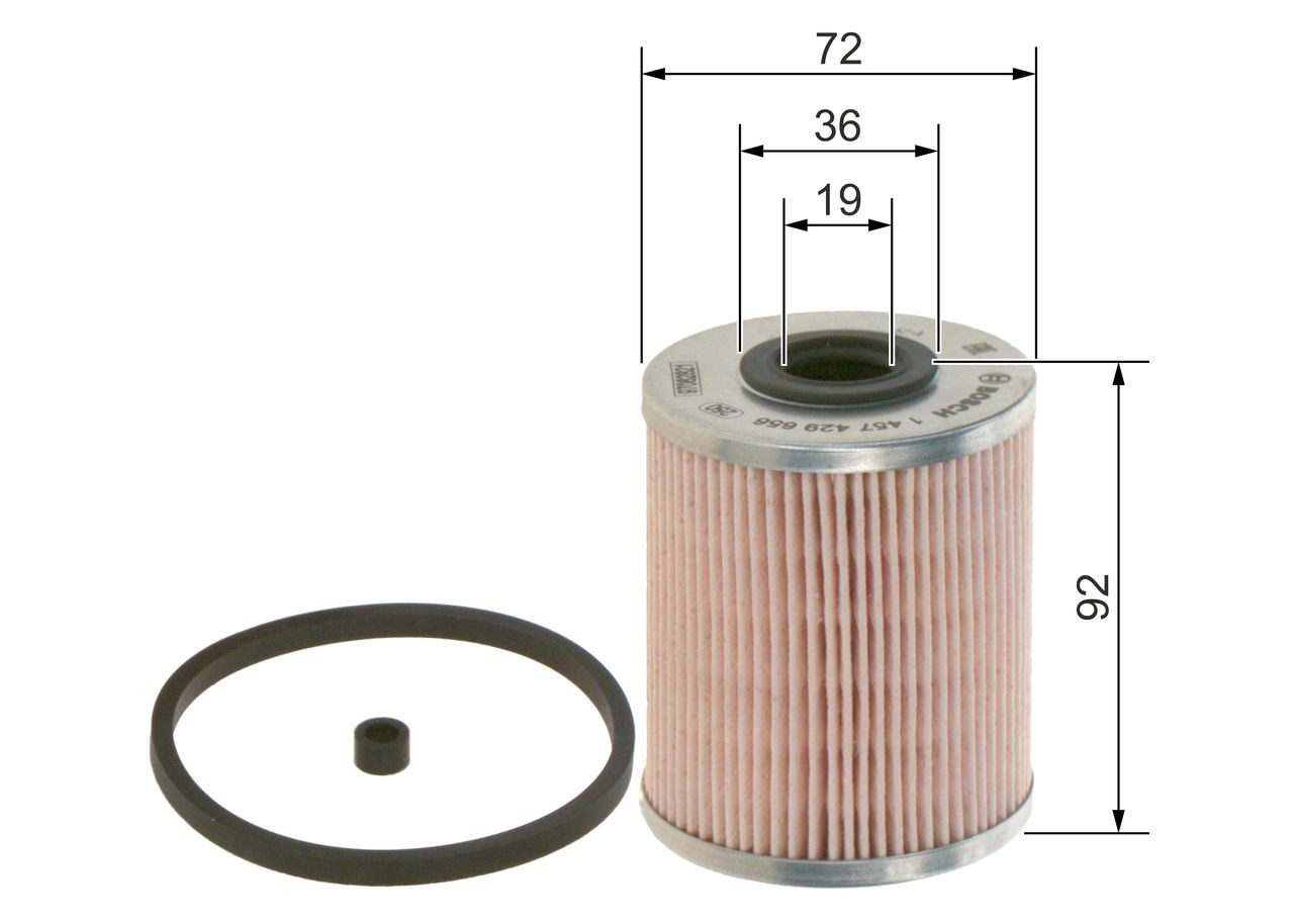 Filtro de gasoil Bosch 1457429656