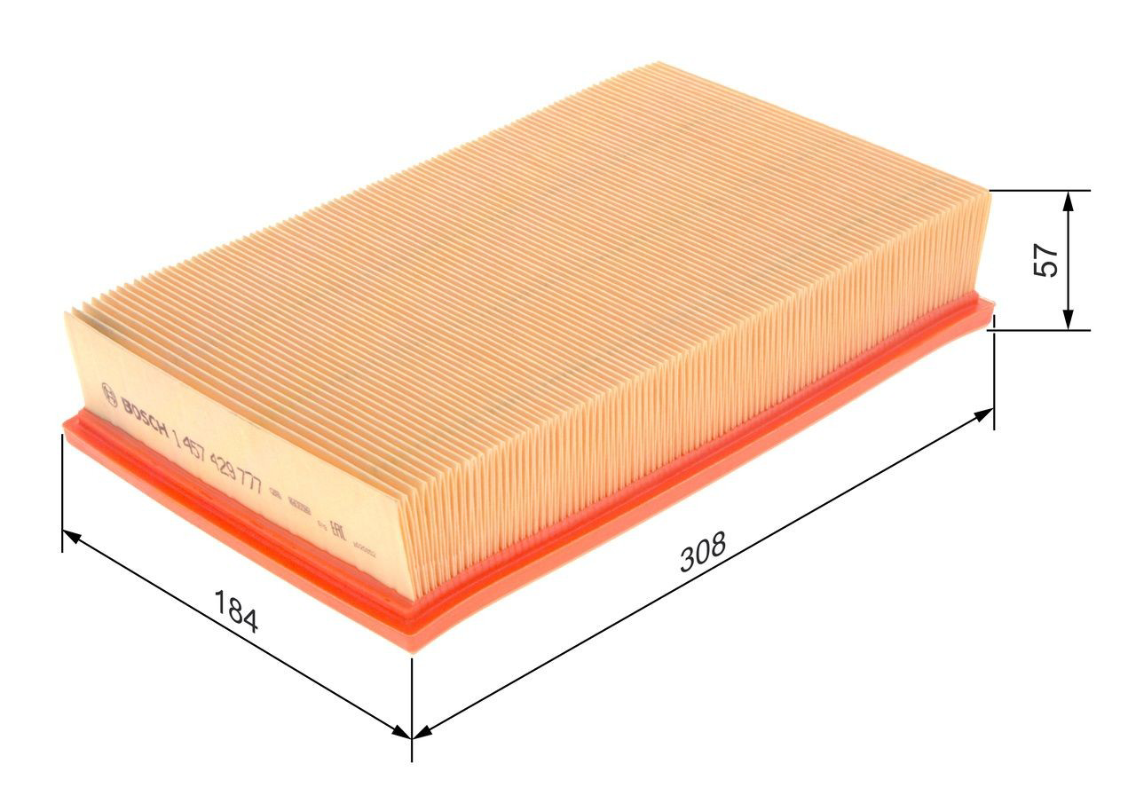 Filtro de aire 1457429777 Bosch