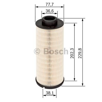 Filtro de combustible 1457431710 Bosch
