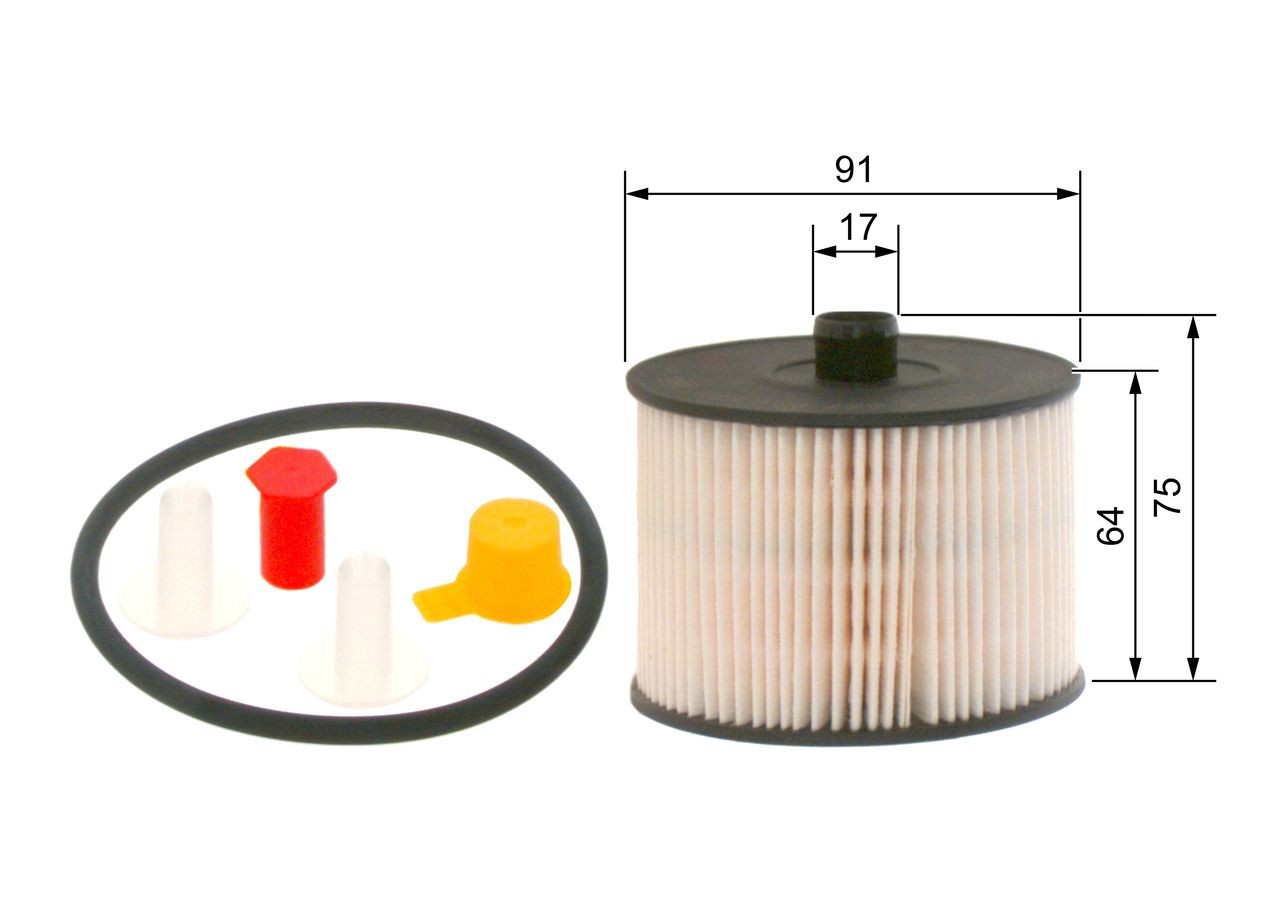 Filtro de combustible 1457431723 Bosch