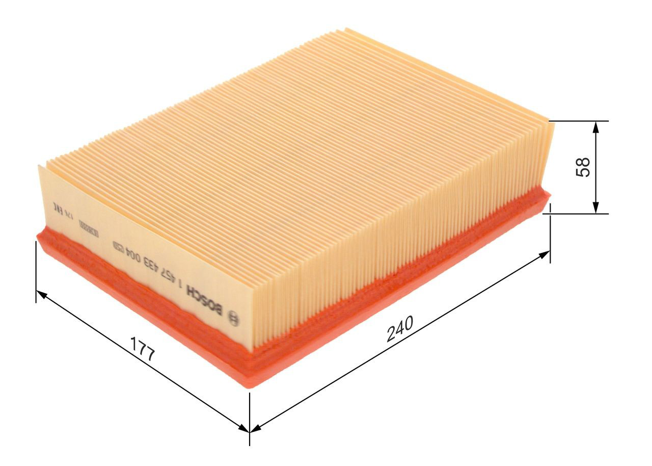 Filtro de aire 1457433004 Bosch