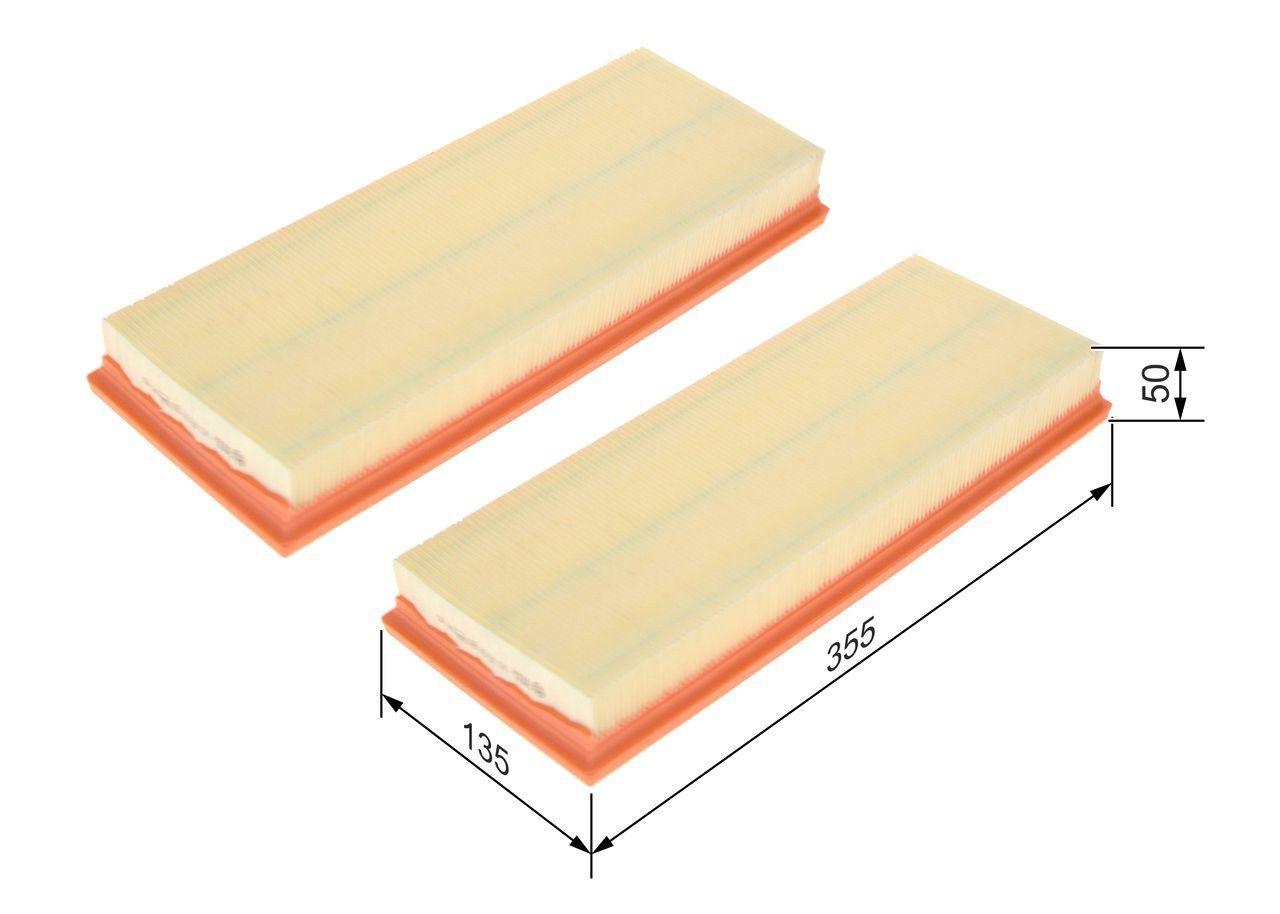 1457433071 Bosch Filtro de aire de motor