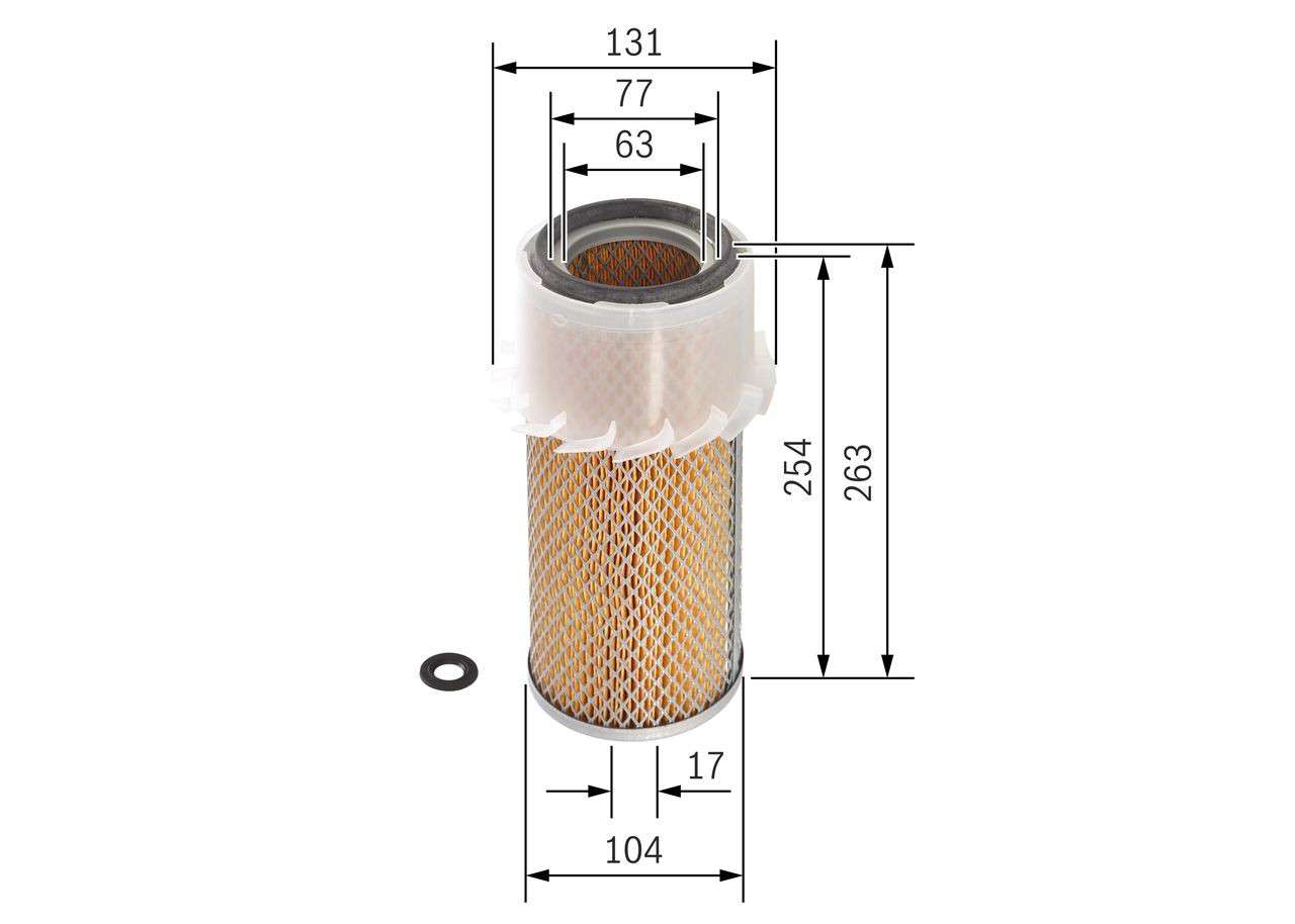 Filtro de aire 1457433200 Bosch