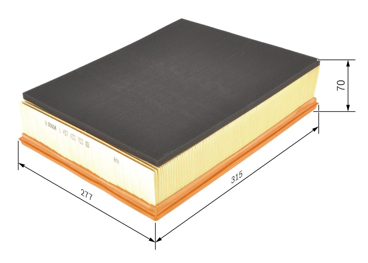 Filtro de aire 1457433703 Bosch