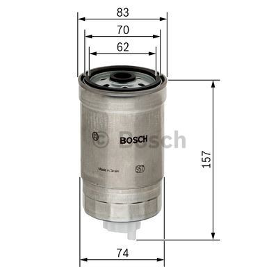 Comprar 1457434194 Bosch Filtro diesel